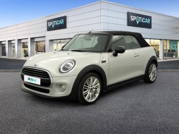SPOTICAR Mini One Mini Cabriolet Cooper 136 Ch Bva7 Occasion - Citadine Essence White Silver Metallic - Montigny Le Bretonneux - 1203896308_1