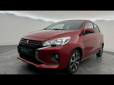 SPOTICAR Mitsubishi Space Star Spacestar 1.2 Mivec 71ch Red Line Edition 2024 Occasion - Berline Essence Cardinal Red Métallisé - Niort - 1203648497_1