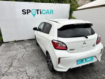 SPOTICAR Mitsubishi Space Star Spacestar 1.2 Mivec 71ch Red Line Edition 2023 Occasion - Berline Essence Frost White - Gonesse - 1203699251_2