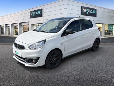 SPOTICAR Mitsubishi Space Star Spacestar 1.2 Mivec 80ch As&g Black Collection 2019.5 Occasion - Berline Essence Pearl White - Bayeux - 1204015354_1