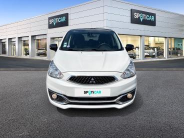 SPOTICAR Mitsubishi Space Star Spacestar 1.2 Mivec 80ch As&g Black Collection 2019.5 Occasion - Berline Essence Pearl White - Bayeux - 1204015354_2