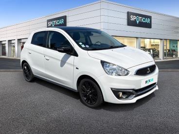 SPOTICAR Mitsubishi Space Star Spacestar 1.2 Mivec 80ch As&g Black Collection 2019.5 Occasion - Berline Essence Pearl White - Bayeux - 1204015354_3