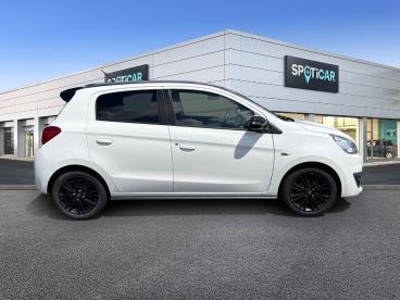 SPOTICAR Mitsubishi Space Star Spacestar 1.2 Mivec 80ch As&g Black Collection 2019.5 Occasion - Berline Essence Pearl White - Bayeux - 1204015354_4