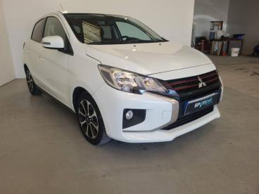 SPOTICAR Mitsubishi Space Star Spacestar 1.2 Mivec 71ch Red Line Edition 2022 Occasion - Berline Essence Frost White - Gometz Le Chatel - 1204051161_1