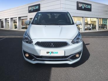 SPOTICAR Mitsubishi Space Star Spacestar 1.2 Mivec 80ch As&g Invite 2018 Occasion - Berline Essence Blanc - Fontenay Sur Eure - 1204055491_2