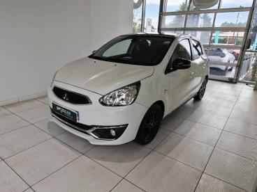 SPOTICAR Mitsubishi Space Star Spacestar 1.2 Mivec 80ch As&g Black Collection 2019 Occasion - Berline Essence Pearl White - Charmeil - 1204112491_1
