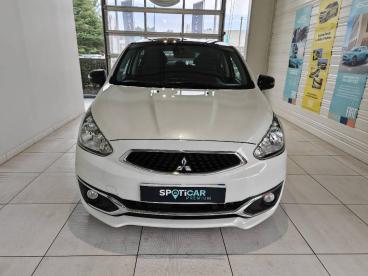 SPOTICAR Mitsubishi Space Star Spacestar 1.2 Mivec 80ch As&g Black Collection 2019 Occasion - Berline Essence Pearl White - Charmeil - 1204112491_2