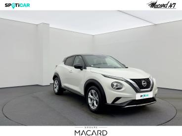 SPOTICAR Nissan Juke 1.0 Dig-t 117ch N-design Dct Occasion - Suv-4x4 Essence Blanc Lunaire+toit Noir Métallisé - Bias - 1203713401_3