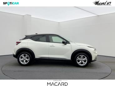 SPOTICAR Nissan Juke 1.0 Dig-t 117ch N-design Dct Occasion - Suv-4x4 Essence Blanc Lunaire+toit Noir Métallisé - Bias - 1203713401_4
