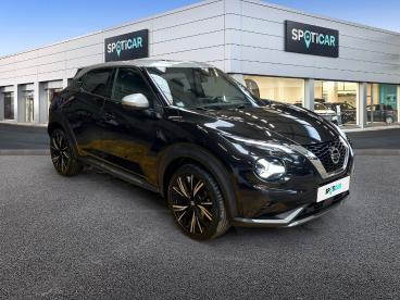 SPOTICAR Nissan Juke 1.0 Dig-t 117ch N-design Occasion - Suv-4x4 Essence Noir Kuro Métallisé+toit Gris Perle - Dizy - 1203935124_3