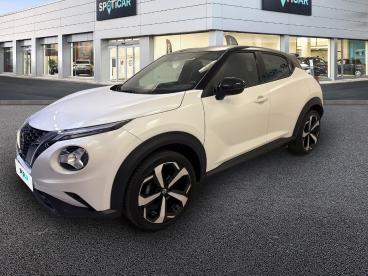 SPOTICAR Nissan Juke 1.0 Dig-t 117ch Tekna Dct Occasion - Suv-4x4 Essence Blanc Lunaire Spéciale - Brest - 1204019479_1