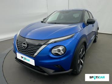 SPOTICAR Nissan Juke 1.6 Hybrid 143ch Tekna 2023 Occasion - Suv-4x4 Hybride Bleu Magnétique Spéciale - Bourg En Bresse - 1204162289_1