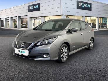 SPOTICAR Nissan Leaf 150ch Acenta Occasion - Berline Electrique Gris Clair - Puilboreau - 1203018511_1