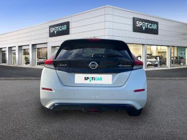SPOTICAR Nissan Leaf 215ch 62kwh 3.zero E+ Occasion - Berline Electrique Blanc Lunaire - Trelissac - 1203035774_5