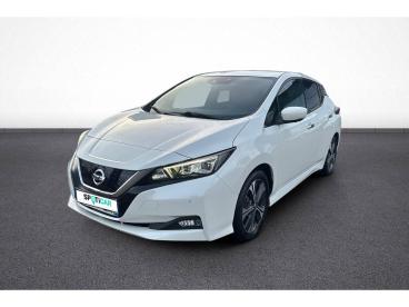 SPOTICAR Nissan Leaf Electrique 40kwh Tekna Occasion - Berline Electrique Blanc - Orange - 1203870511_1