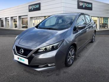SPOTICAR Nissan Leaf 150ch 40kwh Acenta 19 Occasion - Berline Electrique Gris Perle - Arles - 1203878517_1
