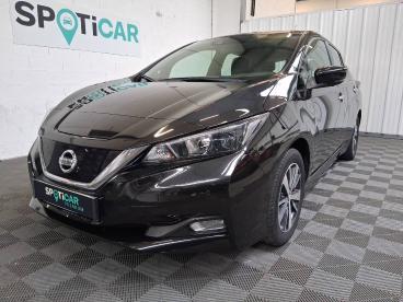 SPOTICAR Nissan Leaf Electrique 40kwh Acenta Occasion - Berline Electrique Noir - Saintes - 1203922964_1