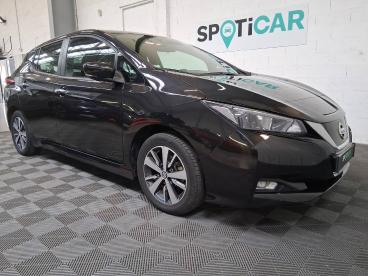 SPOTICAR Nissan Leaf Electrique 40kwh Acenta Occasion - Berline Electrique Noir - Saintes - 1203922964_3