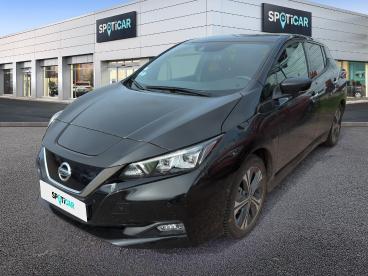 SPOTICAR Nissan Leaf Electrique 40kwh N-connecta Occasion - Berline Electrique Noir - Le Grand Quevilly - 1203981405_1