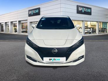 SPOTICAR Nissan Leaf 150ch 40kwh N-connecta 22 Occasion - Berline Electrique Blanc Lunaire Métallisé - Bourgoin Jallieu - 1204189764_2