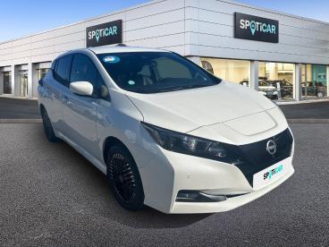SPOTICAR Nissan Leaf 150ch 40kwh N-connecta 22 Occasion - Berline Electrique Blanc Lunaire Métallisé - Bourgoin Jallieu - 1204189764_3
