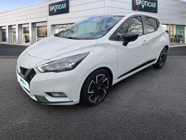 SPOTICAR Nissan Micra 1.0 Ig-t 92ch Made In France 2021.5 Occasion - Citadine Essence Blanc Perle - Saint Brieuc - 1203783553_1