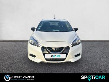 SPOTICAR Nissan Micra 1.0iq 71ch Visia Occasion - Citadine Essence Blanc - Cosne Cours Sur Loire - 1203830543_2