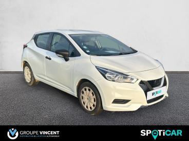 SPOTICAR Nissan Micra 1.0iq 71ch Visia Occasion - Citadine Essence Blanc - Cosne Cours Sur Loire - 1203830543_3