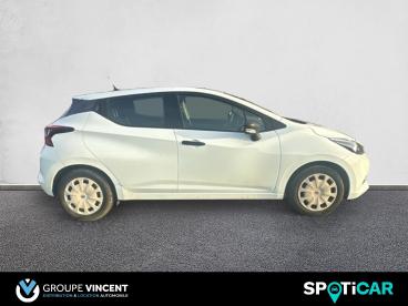 SPOTICAR Nissan Micra 1.0iq 71ch Visia Occasion - Citadine Essence Blanc - Cosne Cours Sur Loire - 1203830543_4