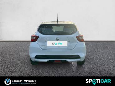 SPOTICAR Nissan Micra 1.0iq 71ch Visia Occasion - Citadine Essence Blanc - Cosne Cours Sur Loire - 1203830543_5