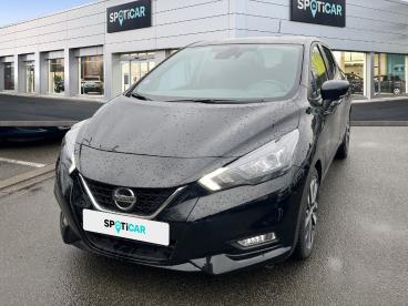 SPOTICAR Nissan Micra 1.0 Ig-t 92ch Tekna Xtronic 2021 Occasion - Citadine Essence Noir Obscur - Villeneuve-d'ascq - 1203843082_1