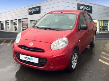 SPOTICAR Nissan Micra 1.2 - 80 Visia Pack Occasion - Citadine Essence Rouge - Saumur - 1203875492_1