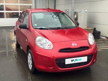 SPOTICAR Nissan Micra 1.2 - 80 Visia Pack Occasion - Citadine Essence Rouge - Saumur - 1203875492_3
