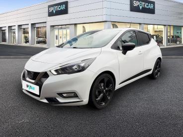 SPOTICAR Nissan Micra 1.0 Ig-t 92ch N-sport 2021 Occasion - Citadine Essence Blanc Perle - Bethune - 1203886529_1