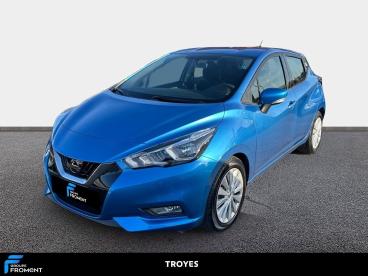 SPOTICAR Nissan Micra Ig-t 100 Visia Pack Occasion - Citadine Essence Bleu Fonce - La Chapelle Saint-luc Cedex - 1203887635_1