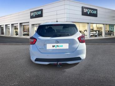 SPOTICAR Nissan Micra 0.9 Ig-t 90ch Visia Pack Occasion - Citadine Essence Blanc Perle - Ales - 1203911455_5