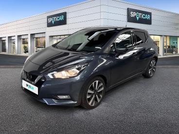 SPOTICAR Nissan Micra Ig-t 90 Tekna Occasion - Citadine Essence Gris - St Etienne - 1203954235_1