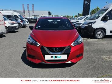 SPOTICAR Nissan Micra 1.0 71ch Visia Occasion - Citadine Essence Rouge Volcano - Saint Memmie - 1203991105_2
