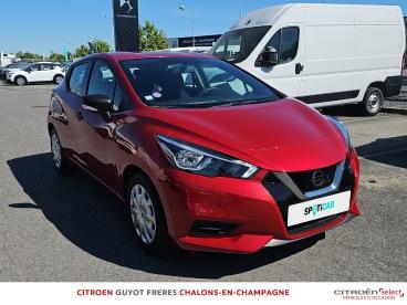 SPOTICAR Nissan Micra 1.0 71ch Visia Occasion - Citadine Essence Rouge Volcano - Saint Memmie - 1203991105_3