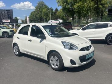 SPOTICAR Nissan Micra 1.2 80ch Acenta Occasion - Citadine Essence Blanc Perle - Brive - 1203997649_5