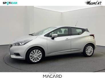 SPOTICAR Nissan Micra 1.0 Ig-t 100ch Acenta 2020 Occasion - Citadine Essence Gris Acier - Boe - 1204003654_1