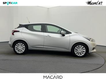 SPOTICAR Nissan Micra 1.0 Ig-t 100ch Acenta 2020 Occasion - Citadine Essence Gris Acier - Boe - 1204003654_4