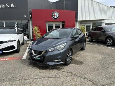 SPOTICAR Nissan Micra 0.9 Ig-t 90ch N-connecta Occasion - Citadine Essence Gris Platine - Arles Cedex - 1204018057_1