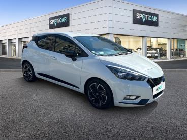 SPOTICAR Nissan Micra 1.0 Ig-t 92ch Made In France Xtronic 2021 Occasion - Citadine Essence Blanc Perle - Annecy - 1204064189_3