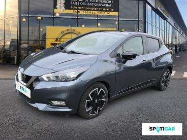 SPOTICAR Nissan Micra 1.0 Ig-t 92ch Acenta 2021.5 Occasion - Citadine Essence Gris Acier - Reims - 1204168970_1
