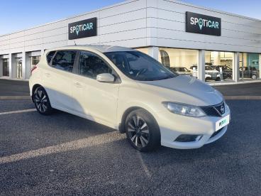 SPOTICAR Nissan Pulsar 1.2 Dig-t 115 N-connecta Xtronic // Gps + Camera + Occasion - Berline Essence Blanc Lunaire - Limoges - 1203810491_3