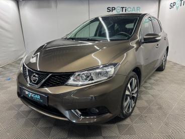 SPOTICAR Nissan Pulsar 1.2 Dig-t 115 Xtronic 7 N-connecta Occasion - Berline Essence Marron Fonce - Barentin - 1203990229_1