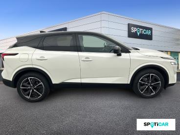 SPOTICAR Nissan Qashqai Mild Hybrid 158 Ch Xtronic Tekna Occasion - Suv-4x4 Essence White Pearl/black Metallic - Tonnay Charente - 1203877675_4