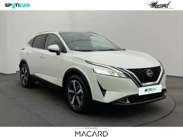 SPOTICAR Nissan Qashqai 1.3 Mild Hybrid 158ch N-connecta Xtronic 2022 Occasion - Suv-4x4 Hybride Blanc Lunaire (spéciale) - Montauban - 1203946031_3