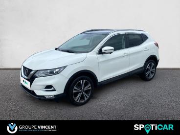 SPOTICAR Nissan Qashqai 1.5 Dci 115 Tekna Occasion - Suv-4x4 Diesel Blanc Banquise - Saint Doulchard - 1203951896_1